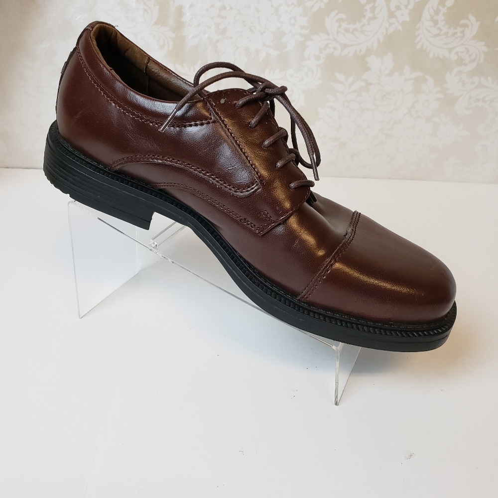 Drexlite Stewart Lace Up Oxfords Sz 10D Brown